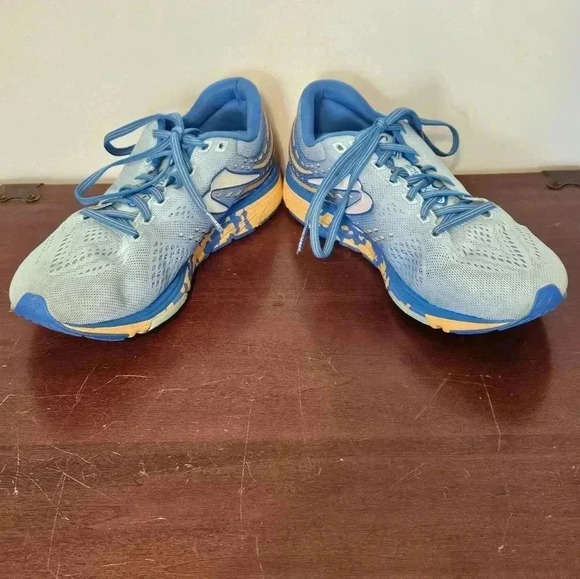 NEWTON Kismet 8 Ladies Running Sneakers | Light Blue, Arctic, Orange | Size 10 - Picture 2 of 11